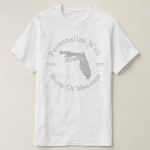 T-shirt PERSONALIZADO estado do Flórida