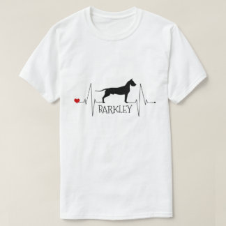 T-shirt Personalizado Grande Dane Ama Meu Cachorro Bater