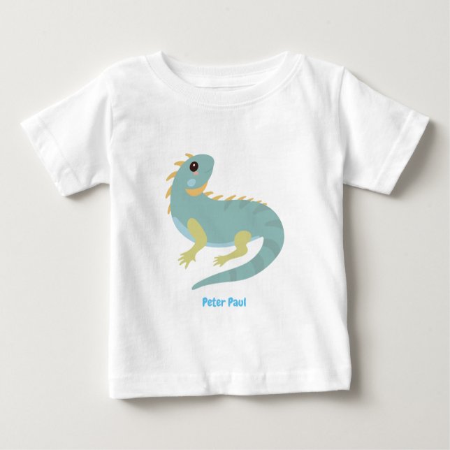 T-Shirt Personalizado Iguana Lizard Baby (Frente)