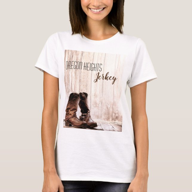 T-Shirt Personalizado Inicia o País RUST (Frente)