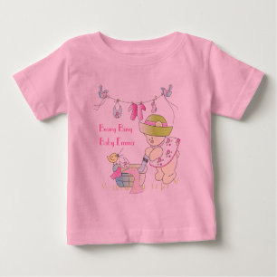 T-shirt personalizado ocupado do bebê de Beary