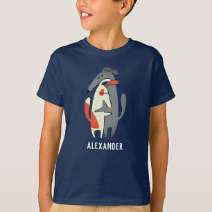 T-Shirt Personalizado para Crianças Galgo e Podenc