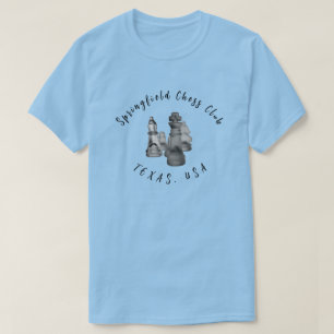 T-Shirt personalizado para um clube de xadrez