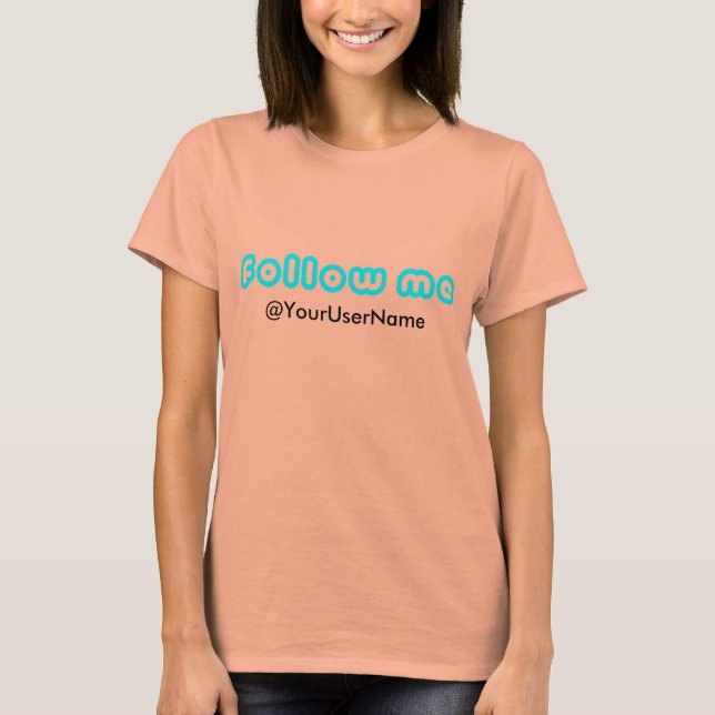 T-Shirt Personalizado "Sigam-me" (Frente)
