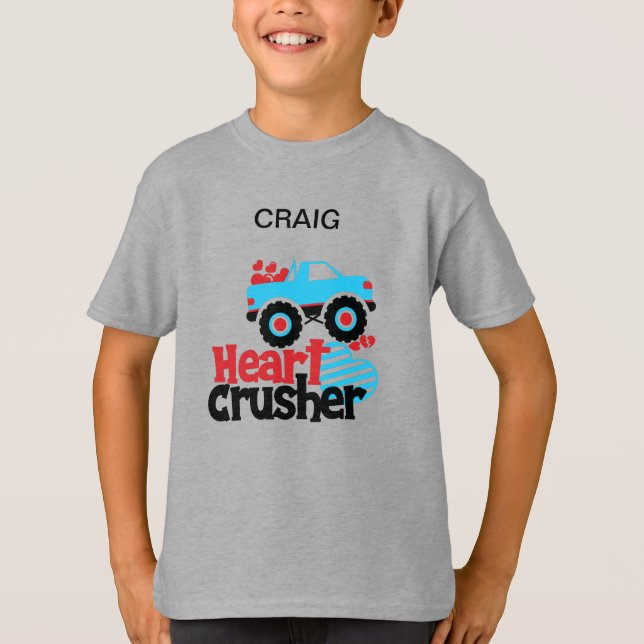 T-SHIRT PERSONALIZADO "TRUCK HEART CRUSHER" (Frente)