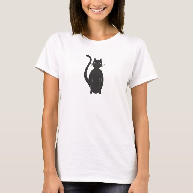 T-shirt personalizados do gato (Frente)
