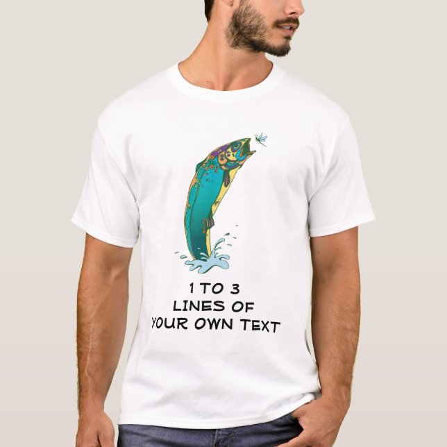T-shirt Personalizar a Pesca de Voo (Frente)