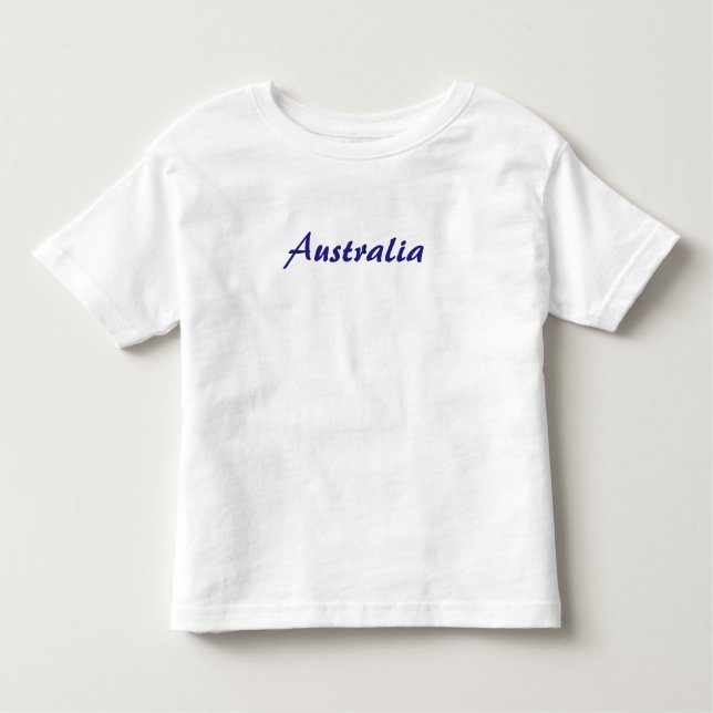 t-shirt personalizável da Austrália (Frente)