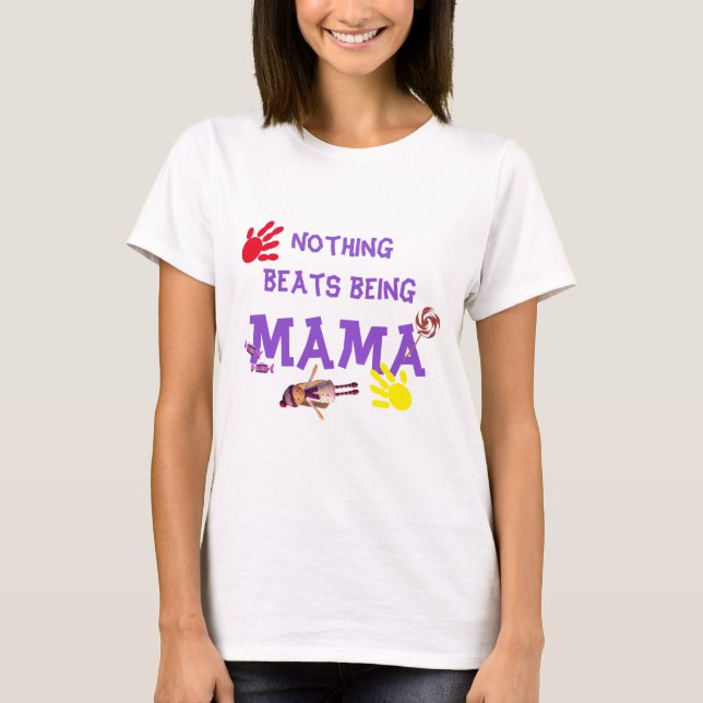 T-Shirt Personalizável da Mamãe (Frente)