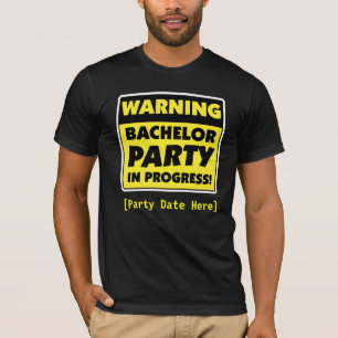 T-Shirt Personalizável de Festa de Solteiro