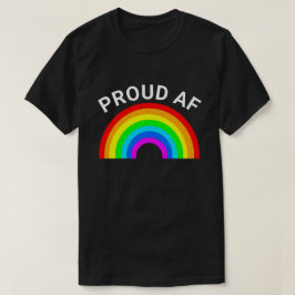 T-Shirt PERSONALIZÁVEL DE RAINBOW AF PROUD