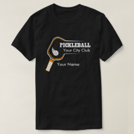 T-shirt personalizável do Pickleball Blue Club B
