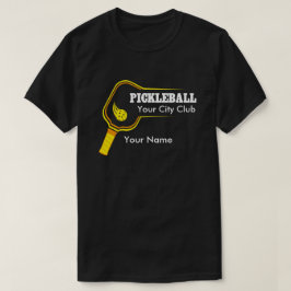 T-shirt personalizável do Pickleball Pickleball Cl