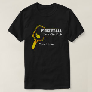 T-shirt personalizável do Pickleball Pickleball Cl