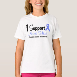 T-shirt Personalize-me apoiam a consciência do cancer de