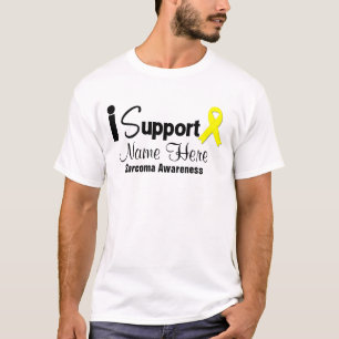T-shirt Personalize-me apoiam a consciência do Sarcoma
