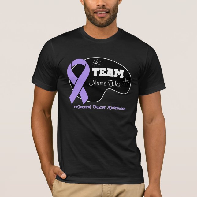 T-shirt Personalize o nome da equipe - cancer (Frente)