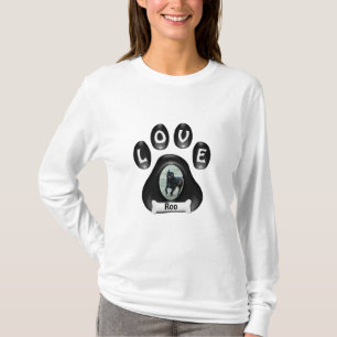 T-shirt (Personalize) pata do cachorrinho com imagem e