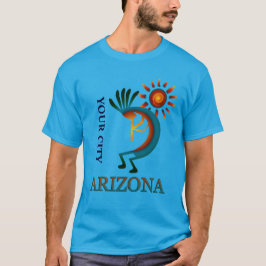 T-shirt Personalize sua Arizona da cidade Kokopelli com o 