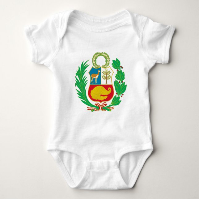 T-shirt Peru - escudo Nacional (emblema nacional) (Frente)