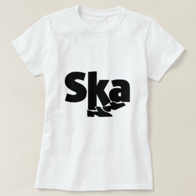T-shirt Pés de dança de SKA (Frente do Design)