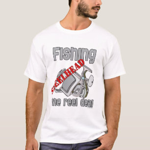 T-shirt Pesca À Cabeça De Vapor O Acordo De Enguias