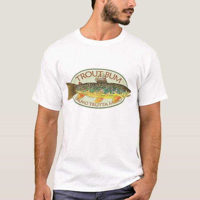 T-shirt Pesca com moscas (Frente)