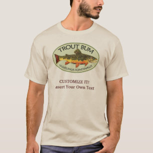 T-shirt Pesca com moscas