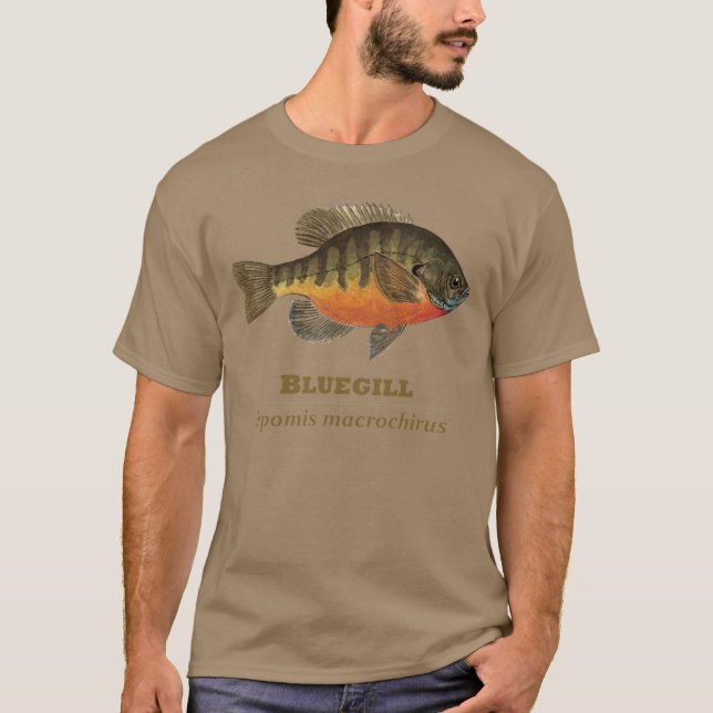 T-shirt Pesca da maré azul (Frente)
