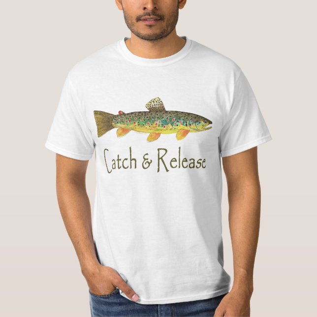 T-shirt Pesca de Capturas e Libertação (Frente)