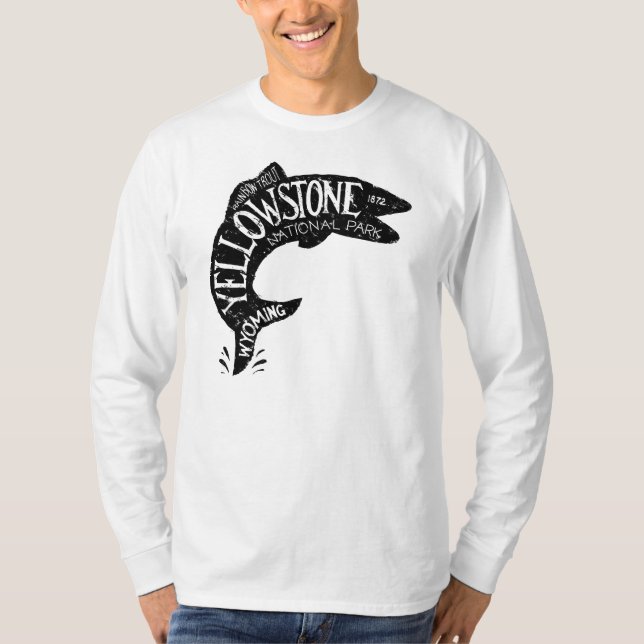 T-shirt Pesca de Yellowstone (Frente)