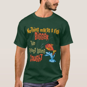 T-shirt Pesca Engraçada - Quase Capturada