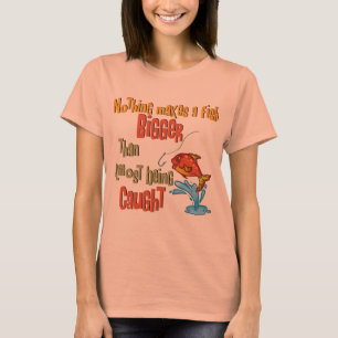 T-shirt Pesca Engraçada - Quase Capturada