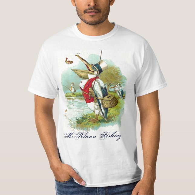 T-SHIRT PESCA PELICAN (Frente)