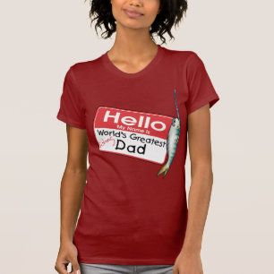 T-shirt Pescar, Olá Meu Nome é