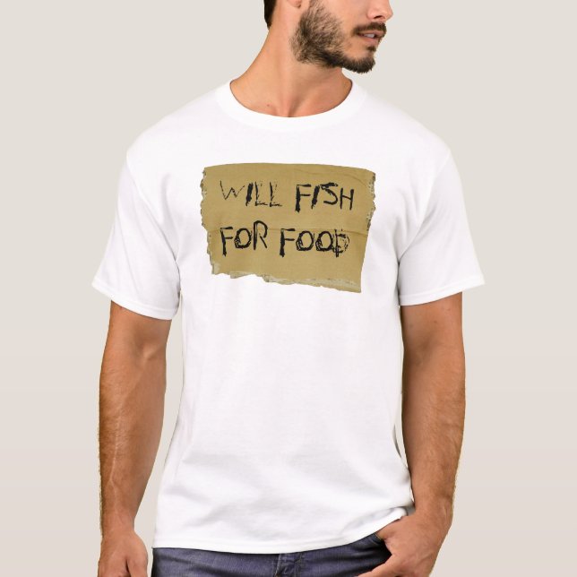 T-SHIRT PESCARÁ PARA A COMIDA (Frente)