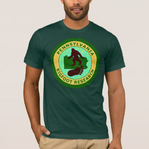 T-shirt Pesquisa de Pensilvânia Bigfoot