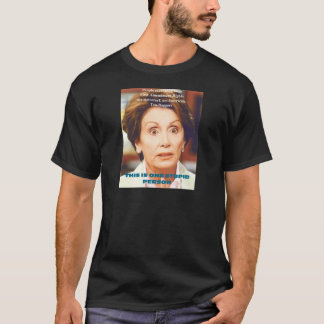 T-SHIRT PESSOA ESTÚPIDA DE NANCY PELOSI- UM