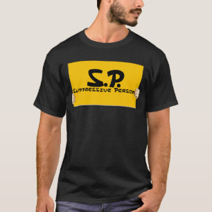 T-shirt Pessoa supressivo