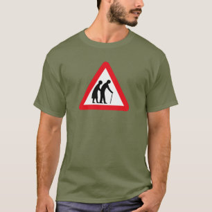 T-shirt Pessoas adultas (1), sinal de tráfego, Reino Unido