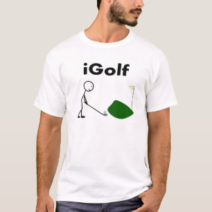 T-shirt pessoas da vara do iGOLF