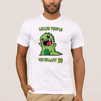 T-shirt Pessoas do lagarto para Hillary