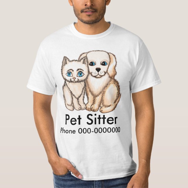 t-shirt Pet Sitter (Frente)
