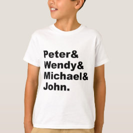 T-shirt Peter Pan do J.M. Barrie | Peter Wendy Michael Joh