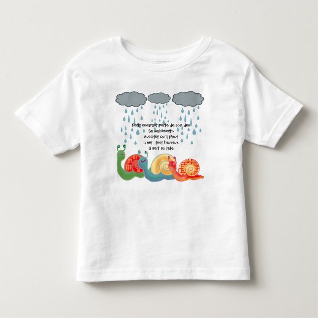 T-shirt Petit escargot (Frente)