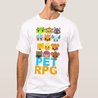 T-shirt PetRPG - colagem do animal de estimação