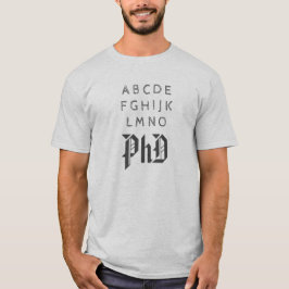 t-shirt PhD