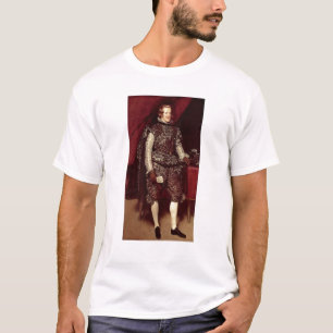 T-shirt Philip IV da espanha em Brown e em prata