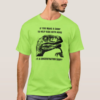 T-shirt Philosoraptor ADHD