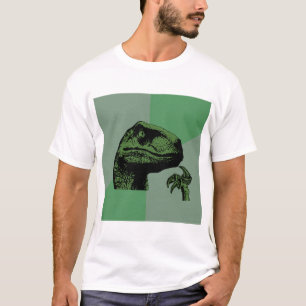 T-shirt Philosoraptor vazio